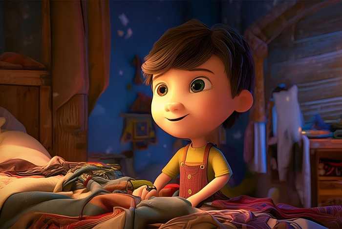 8到12岁儿童睡前故事勇敢的小裁缝 - 勇敢的小裁缝 睡前小故事