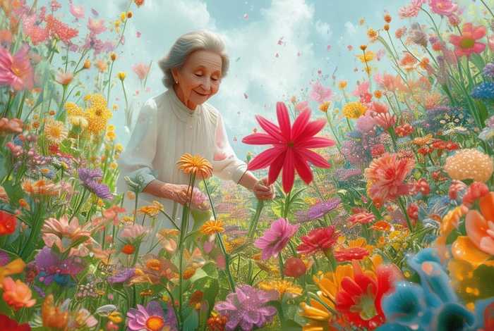 儿童绘本花婆婆的故事，花婆婆的绘本故事视频