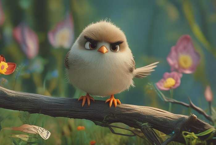 儿童故事麻烦、烦恼的小麻雀故事