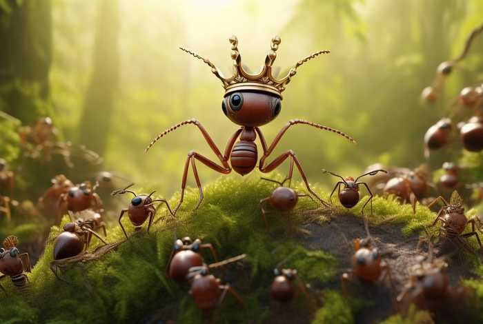 儿童故事小蚂蚁当上了国王（小蚂蚁王国的故事）