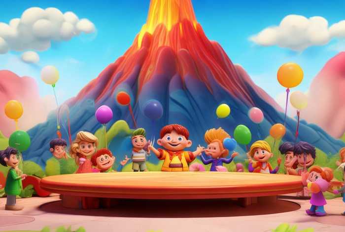 儿童故事火山视频、给小朋友讲火山故事视频