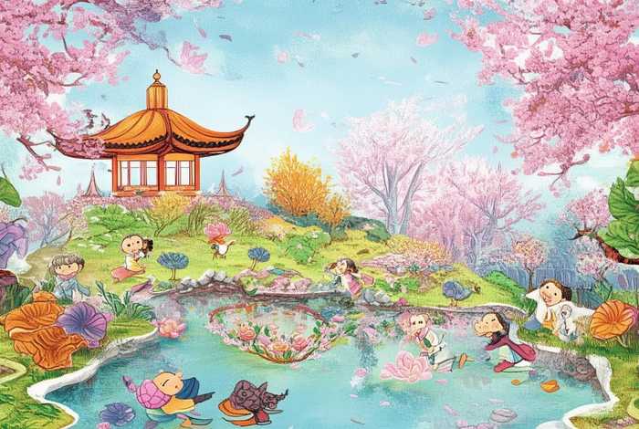 儿童古诗背景图片 幼儿古诗背景图片