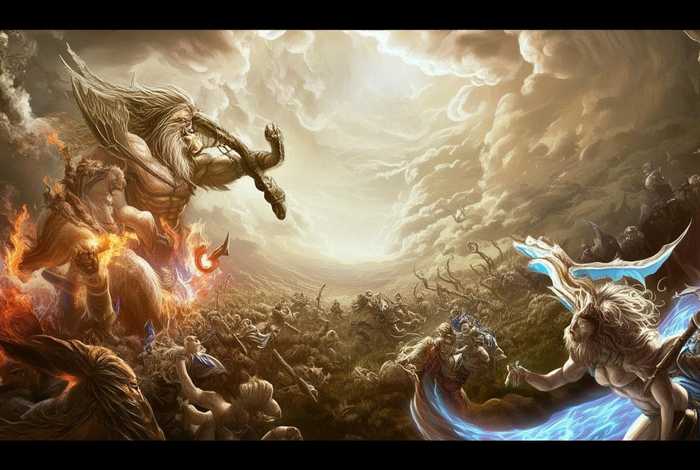 儿童故事世界诸神之战，诸神之战的故事