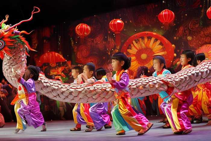 儿童舞龙视频、少儿舞龙视频表演