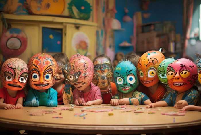 儿童故事脸谱（关于脸谱的幼儿故事）