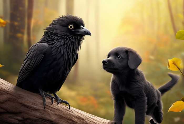 儿童故事完整版乌鸦，乌鸦的幼儿故事