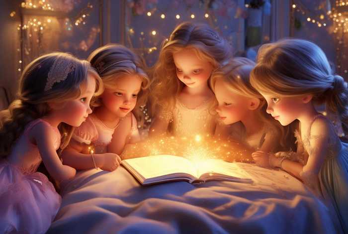 儿童睡前故事五个小公主（100个小公主的睡前故事）