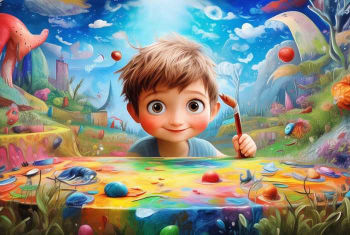 儿童绘画小故事带图，幼儿绘画小故事图画