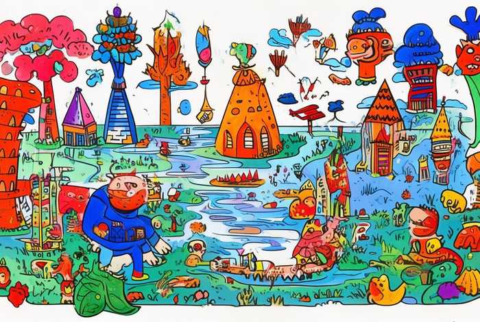 儿童故事绘画作品、儿童故事绘画作品简单好看