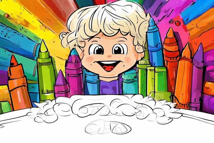 儿童漫画绘画自己涂色 - 儿童漫画绘画自己涂色教程