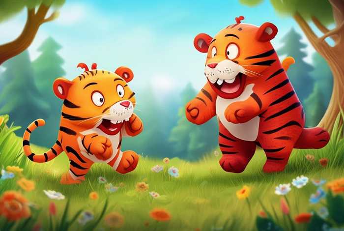 儿童故事两只老虎视频 两只老虎的故事视频