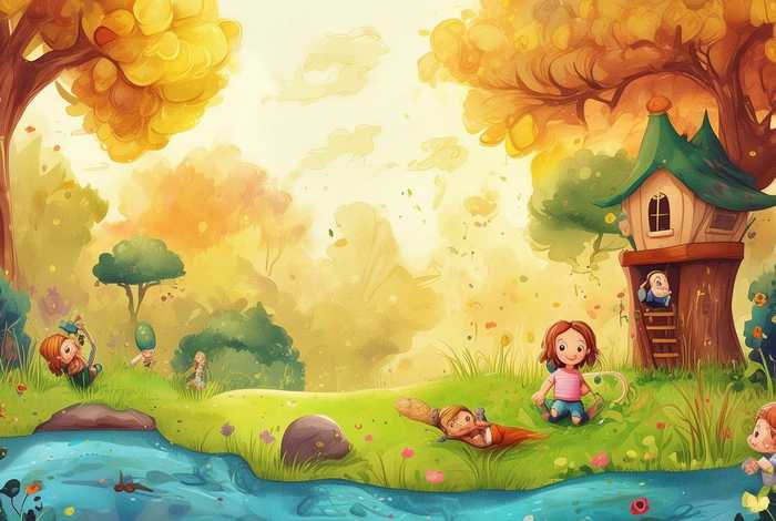 儿童故事背景视频素材无水印；幼儿故事背景视频