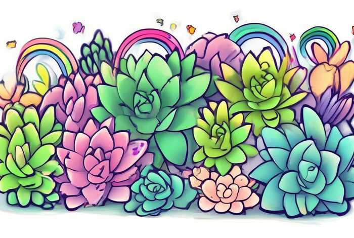 儿童画 多肉、儿童画多肉植物图片大全简单