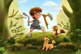 儿童小故事金斧头，幼儿故事金斧头银斧头