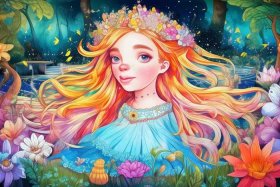 儿童填色画 打印版、儿童填色画打印版 公主