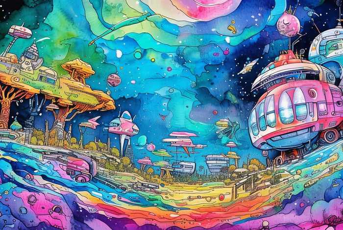 儿童科学幻想图画，儿童科学幻想图画怎么画