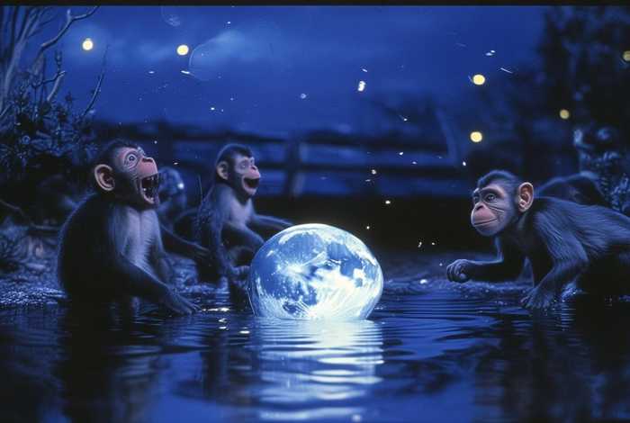 《猴子捞月亮》故事 《猴子捞月亮》故事告诉我们什么