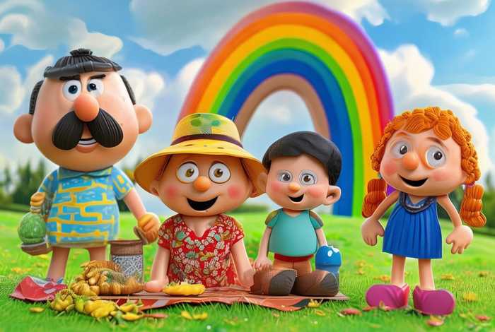 儿童画我的家人、儿童画我的一家人 儿童画我的家人、儿童画我的一家人