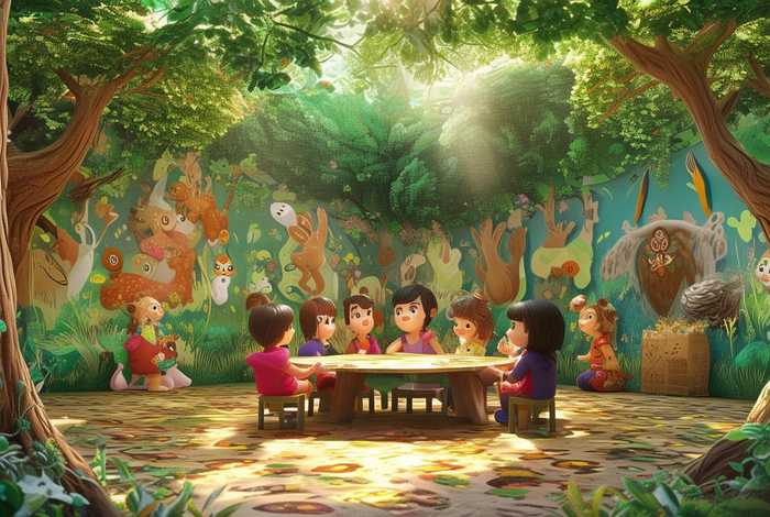 儿童森林动物故事，森林里的小动物故事幼儿园