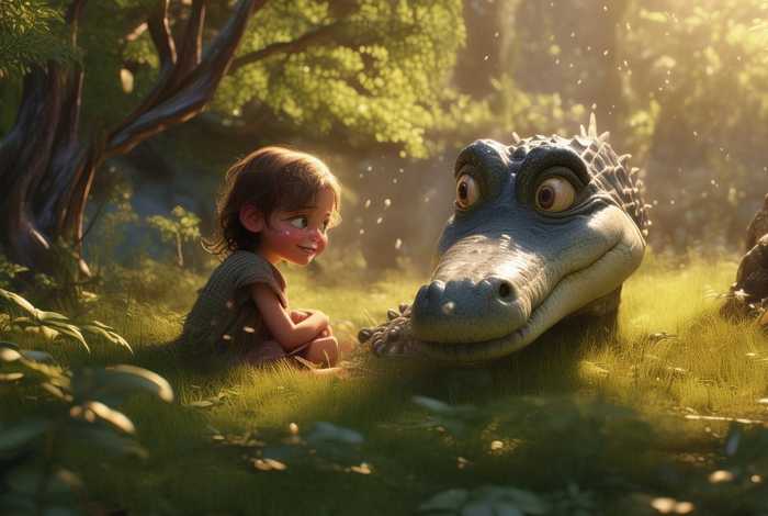 儿童故事鳄鱼的眼泪，鳄鱼的眼泪小故事