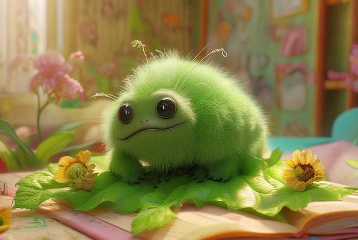 儿童睡前故事毛毛虫的故事、有关毛毛虫的睡前故事