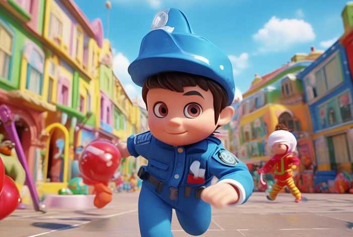 儿童故事警察抓小偷故事 - 警察抓小偷幼儿故事