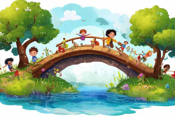 儿童插画小桥(儿童插画小桥图片) 儿童插画小桥(儿童插画小桥图片)