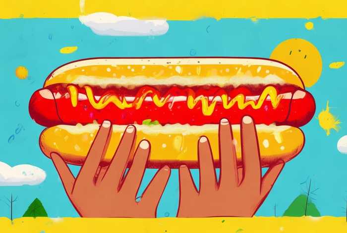 儿童热狗简笔画（儿童热狗简笔画怎么画）