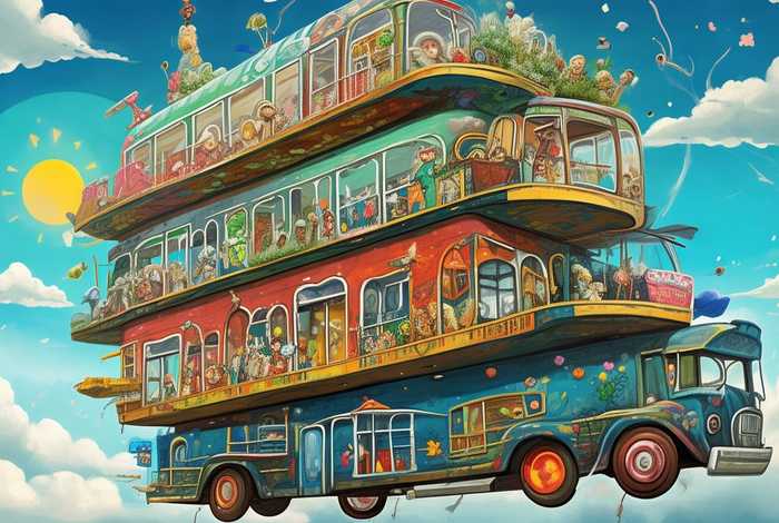 100层的巴士有声故事，100层的巴士绘本故事原文