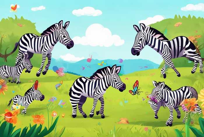 儿童斑马故事书 - 斑马幼儿故事