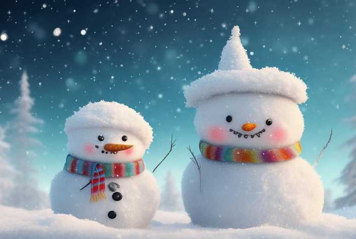 儿童故事雪娃娃，幼儿故事雪娃娃