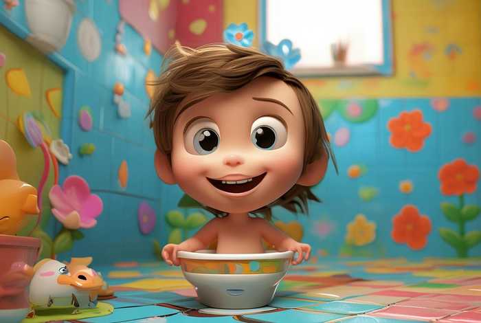 儿童故事上厕所动画；儿童动画故事上厕所