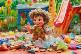 儿童垃圾怪故事 - 幼儿园垃圾故事