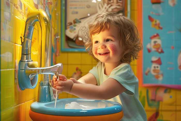 儿童勤洗手讲卫生故事，关于洗手讲卫生的幼儿故事