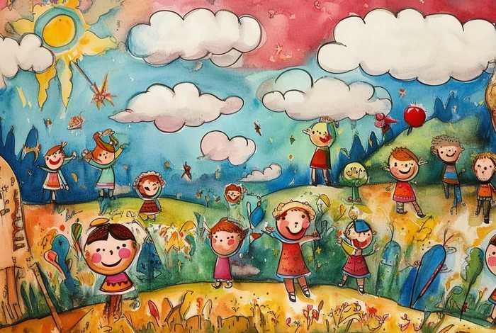 儿童故事水粉画 - 幼儿故事水粉画 儿童故事水粉画 - 幼儿故事水粉画