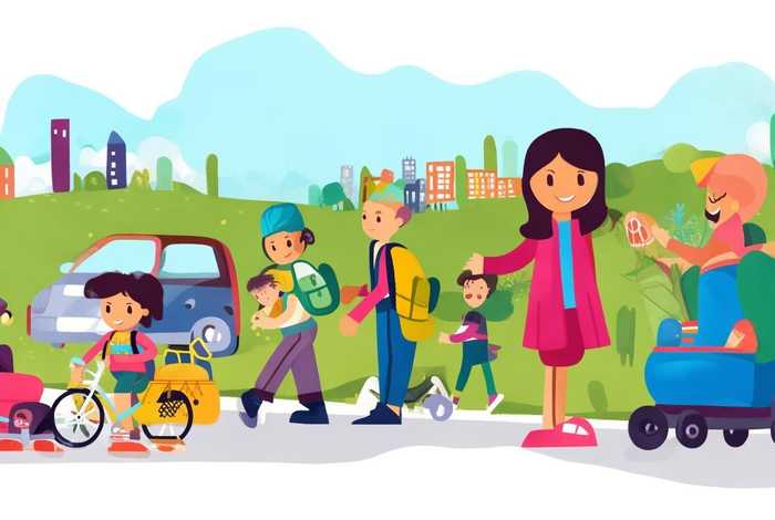 together always绘本（different ways to go to school绘本）