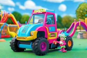 儿童乐园工程车 - 儿童乐园工程车动画片