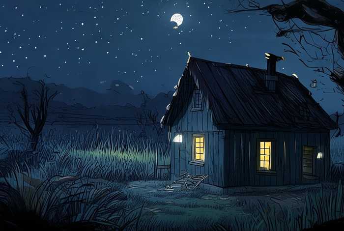 儿童故事半夜鸡叫背景素材（半夜鸡叫儿童动画片）