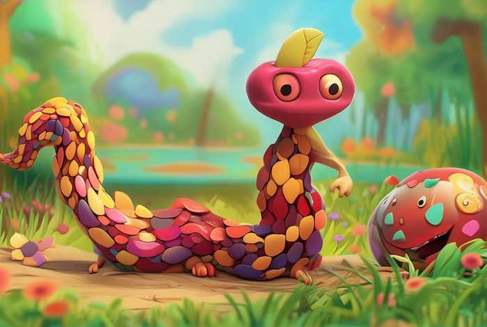 儿童故事贪吃蛇，幼儿绘本故事贪吃蛇