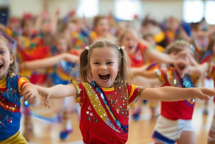 儿童啦啦队的视频；儿童啦啦队音乐