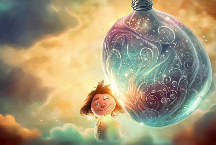 儿童故事瓶子的故事 - 瓶子里的故事简笔画