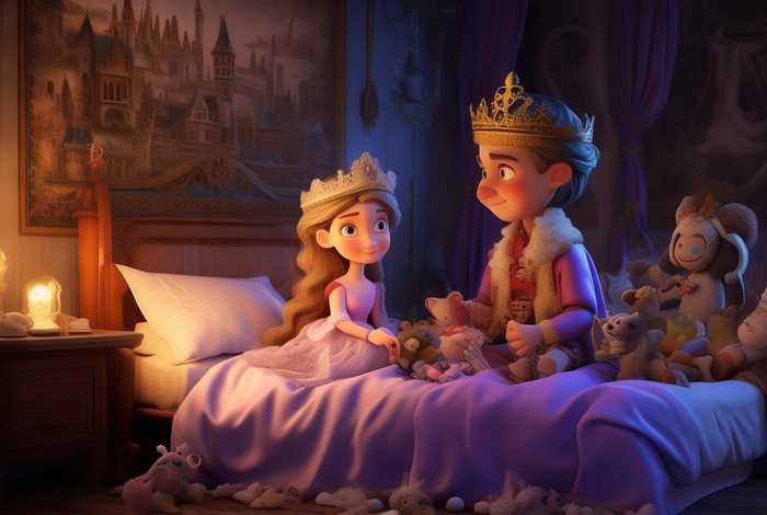 儿童睡前故事国王公主、国王与公主的睡前小故事