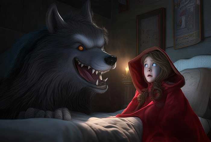 儿童睡前故事小红帽和狼的故事（睡前故事小红帽和大灰狼的故事）