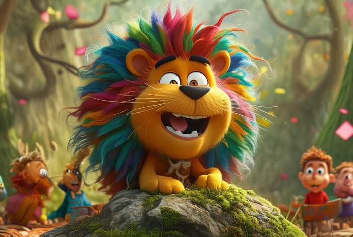 儿童故事笨狮子，故事儿童狮子