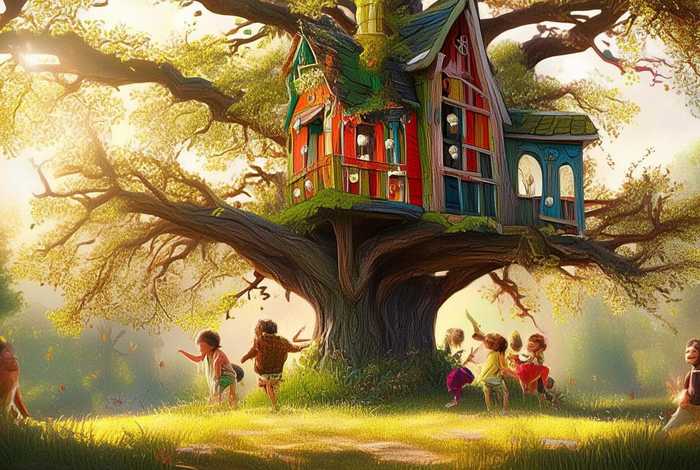 儿童故事树房子、幼儿园树房子故事 儿童故事树房子、幼儿园树房子故事