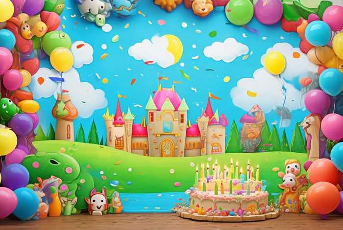 儿童生日投屏背景图、儿童生日投屏背景图片 儿童生日投屏背景图、儿童生日投屏背景图片