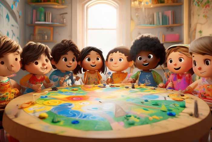 儿童故事会画图 - 儿童故事会绘画