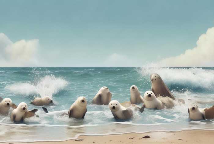 儿童故事十个 儿童故事十个小海豹