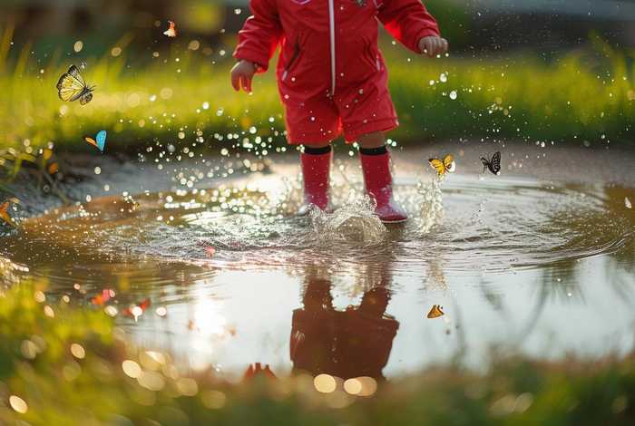 儿童水坑的视频 小水坑视频