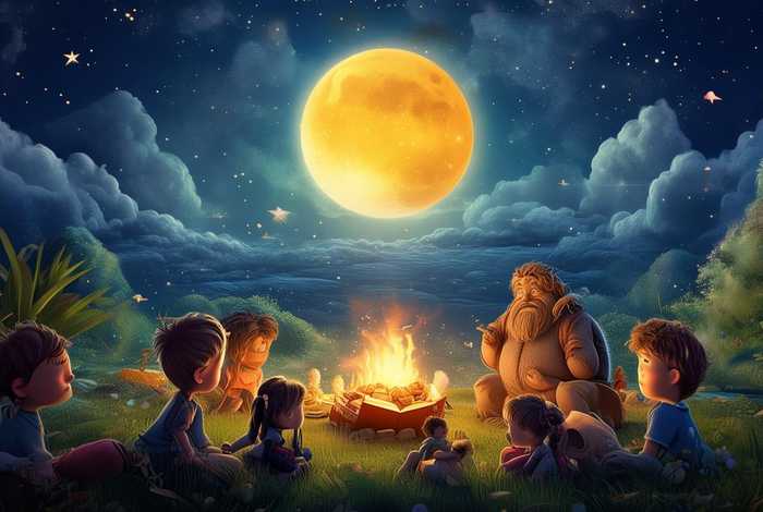 儿童故事太阳和月亮全集 幼儿睡前故事太阳和月亮